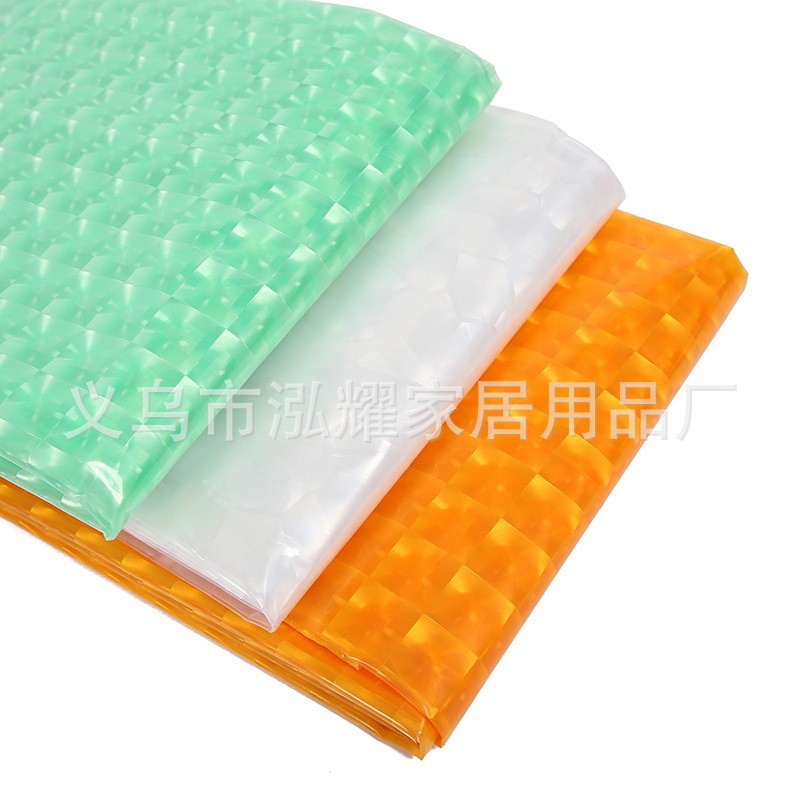 厂家批发加厚浴帘布3D浴室帘洗澡防水卫生间隔断EVA浴帘防水防霉详情4