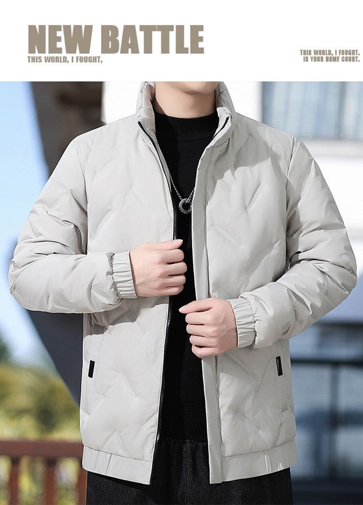 羽绒服男2025冬季新款短款加绒加厚轻薄韩版潮流男士立领外套批发详情20
