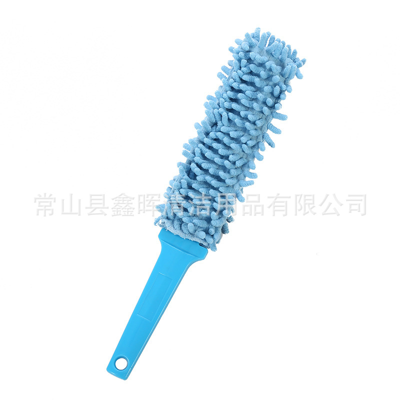 跨境爆款雪尼尔空调刷短款除尘车子刷便携式水洗清尘刷定制批发详情6