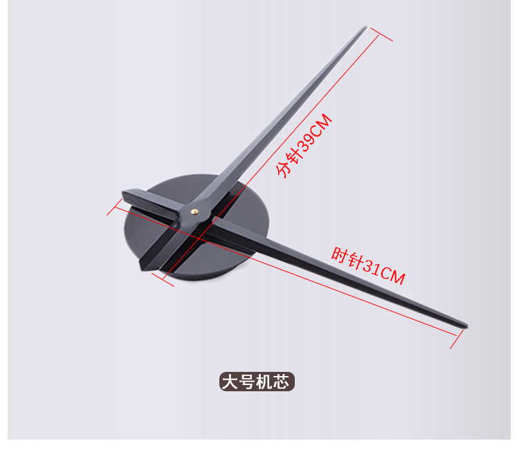 Creative Nordic living room acrylic three-dimensional decorative clock, bedroom diy silent wall clock, home wall-mounted clock pic 16