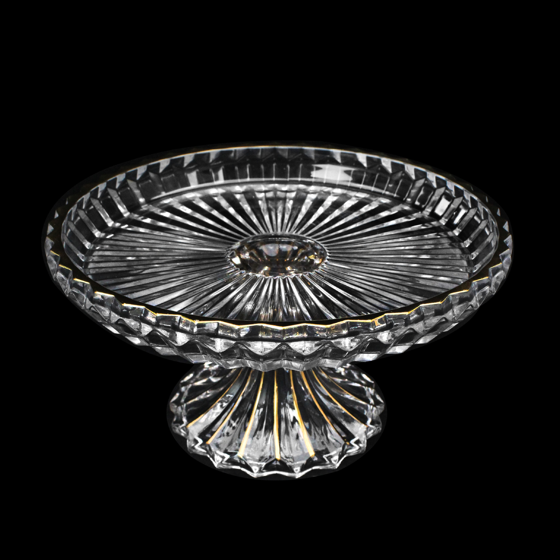 新款剑花造型客厅茶几玻璃果盘果斗厨房水果盘批发详情10