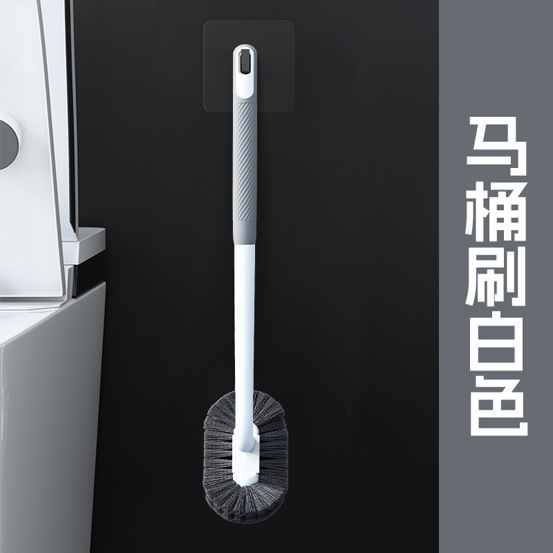 马桶刷凹槽长柄厕所刷子无死角壁挂卫生间清洁刷软毛洁厕子刷批发详情1