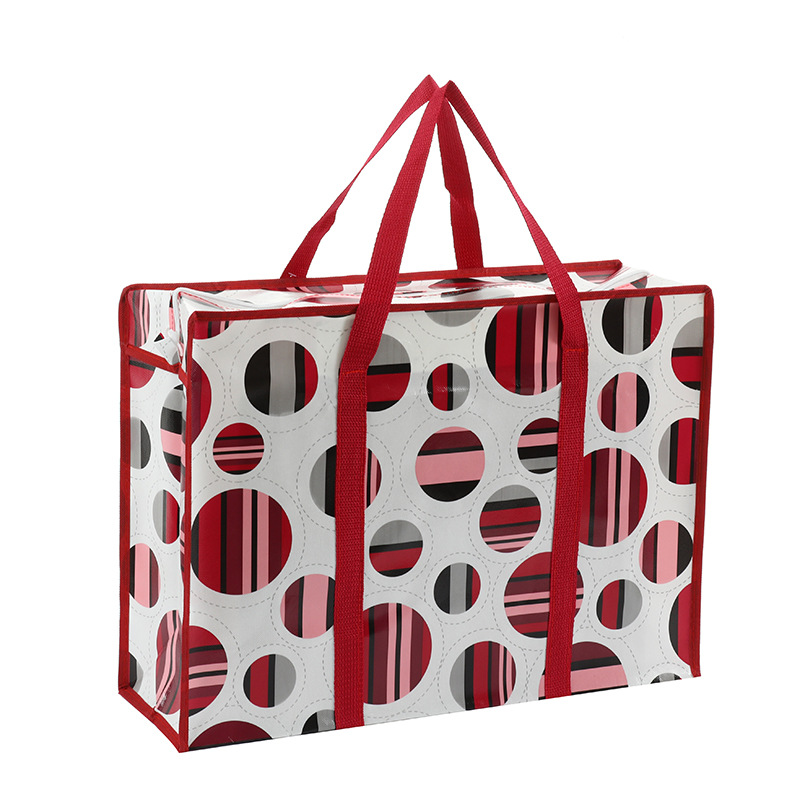 现货大容量防水搬家袋手提袋覆膜无纺布旅行衣物收纳袋超市购物袋详情6