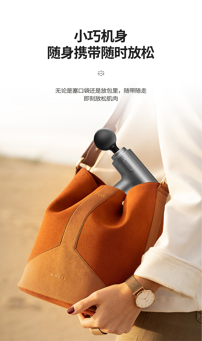 跨境筋膜枪按摩枪迷你筋膜枪电动筋膜抢mini肌肉按摩器颈膜抢小枪详情10
