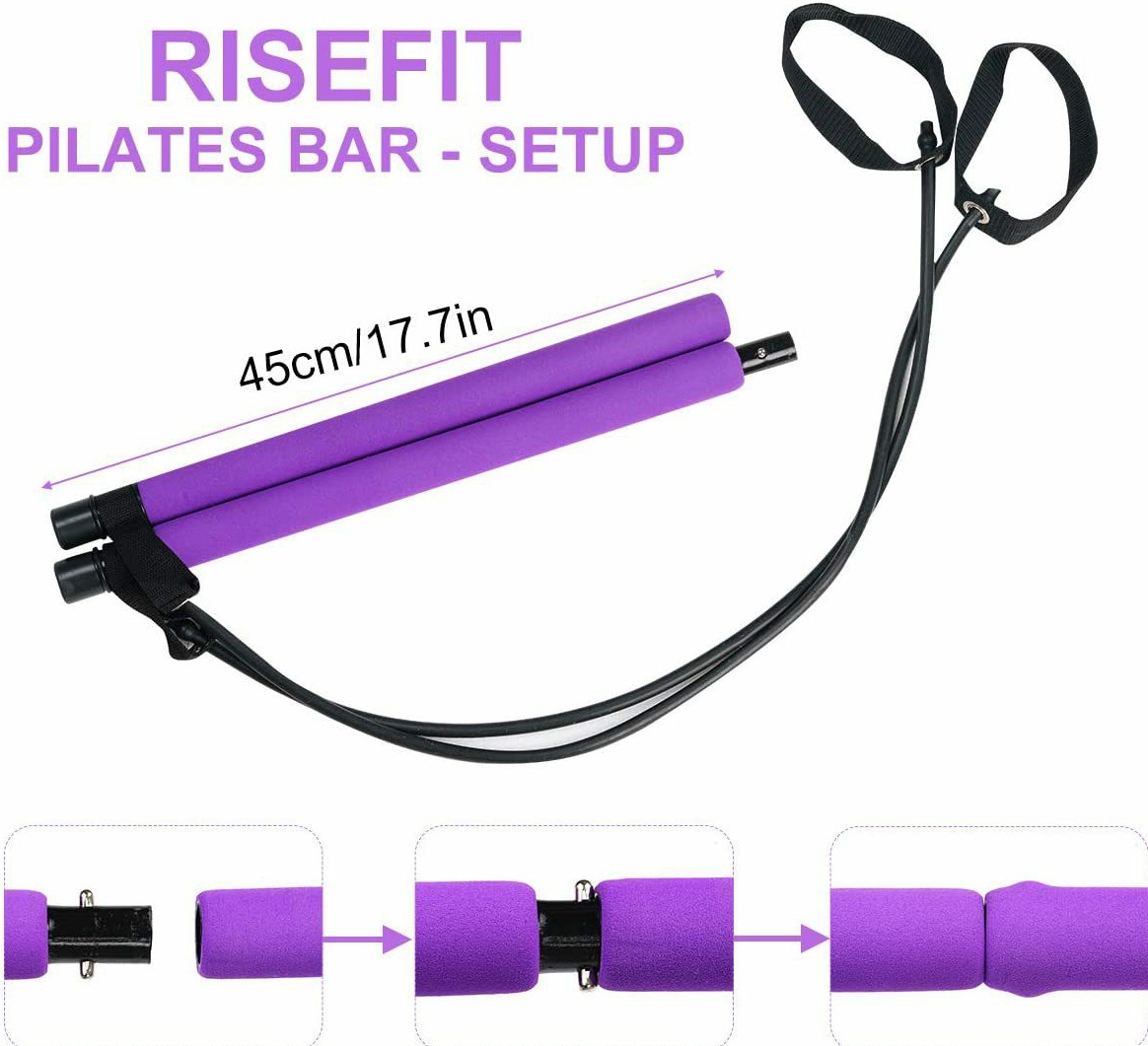 多功能普拉提棒健身棒瑜伽普拉提器材家用弹力运动训练练臀厂家供详情3