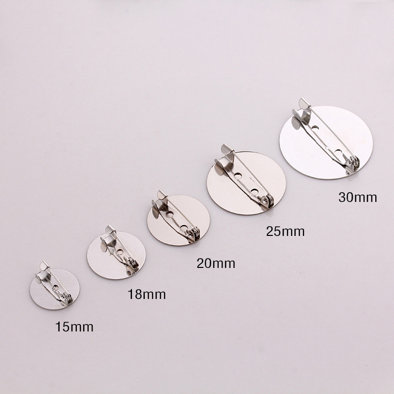 diy brooch accessory tray, brooch material, pin buckle tray, disc brooch holder accessory, brooch accessory brooch flower pic 6