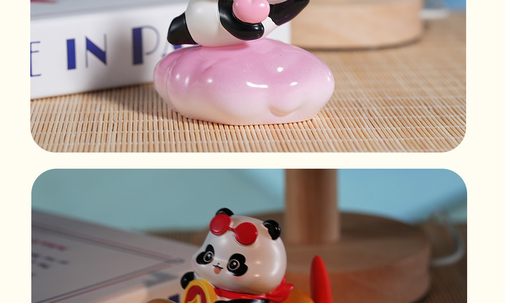 熊猫爱心元宝小夜灯摆件灯可爱护眼卧室床头灯睡眠灯互动拍拍夜间详情14