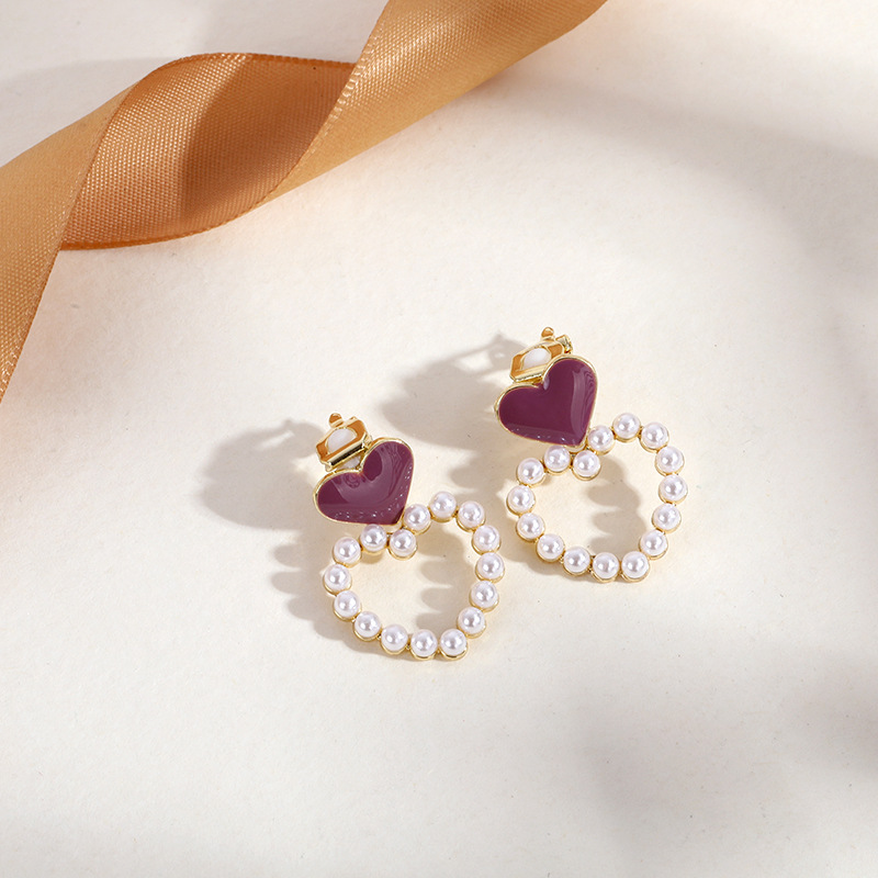 Triangular tassel ear clips, no ear holes, high-end, niche, artistic, retro, socialite ear hangers, light luxury, high-quality earrings wholesale pic 11