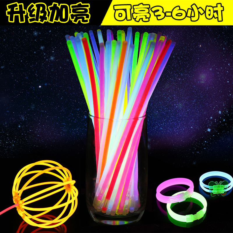 八色混荧光棒摆地摊儿童网红发光玩具批发货源发光棒厂家直销热卖详情5