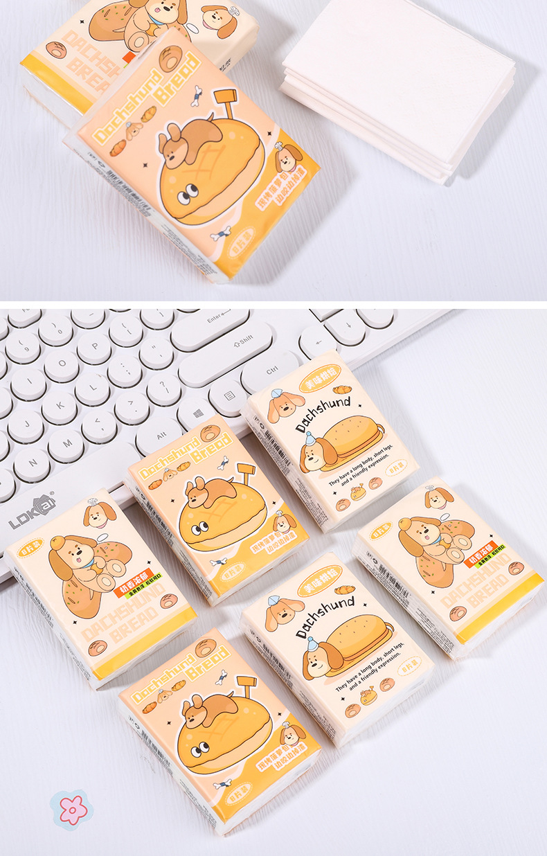 便携式卡通九连包手帕纸 小包三层纸卫生纸抽纸 家用学生出门必备纸巾详情22