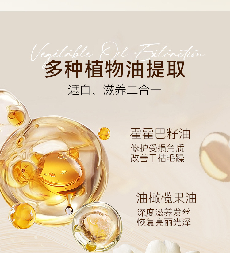 新款美发棒黑发遮盖白发一次性染发笔不易掉色显色补发美发棒批发详情7