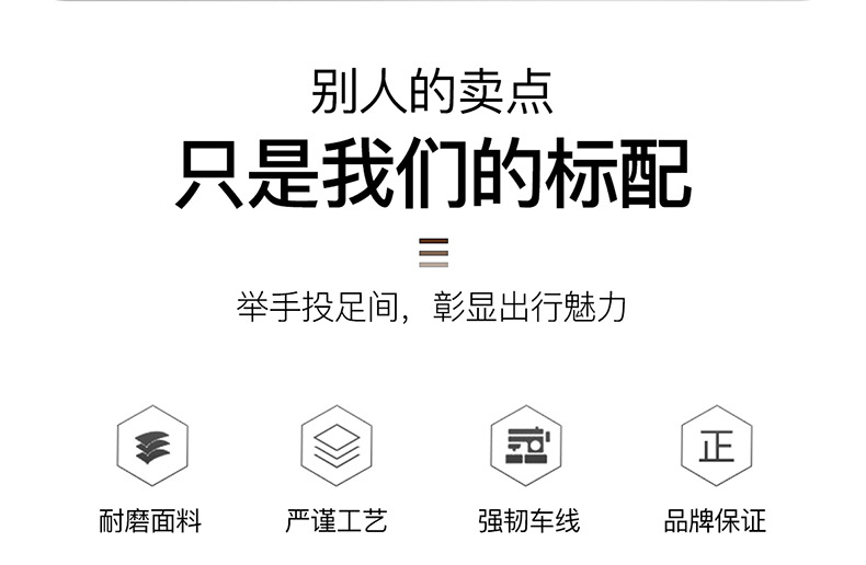 新款男士高级感双肩背包休闲户外旅游包大容量高中生书包一包多用详情2