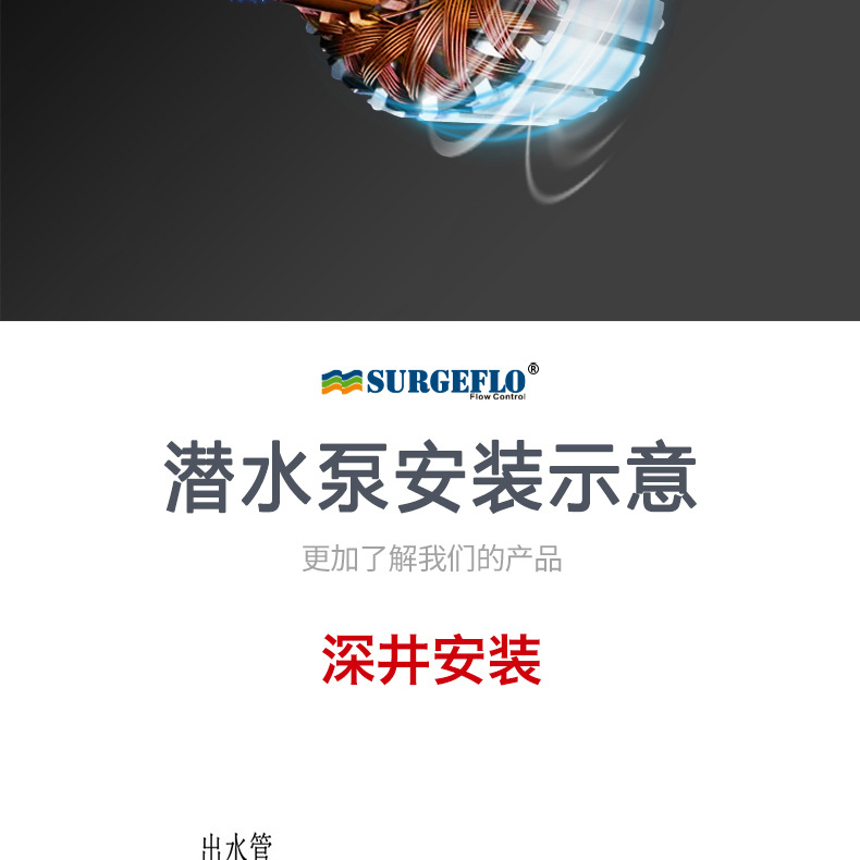 厂家直销SP-12太阳能深井潜水泵24v小型直流电动70米高扬程抽水泵详情25