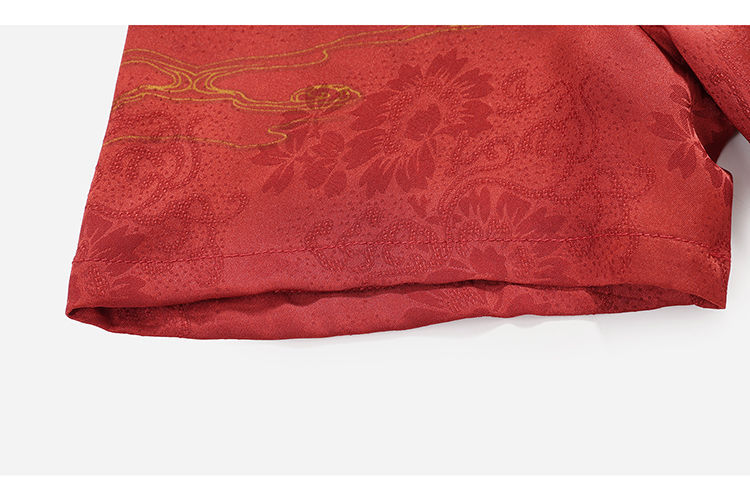 Mom 2024 New Chinese-style faux silk summer New printed dress, a loose and stylish mid-length dress for middle-aged and elderly people pic 20