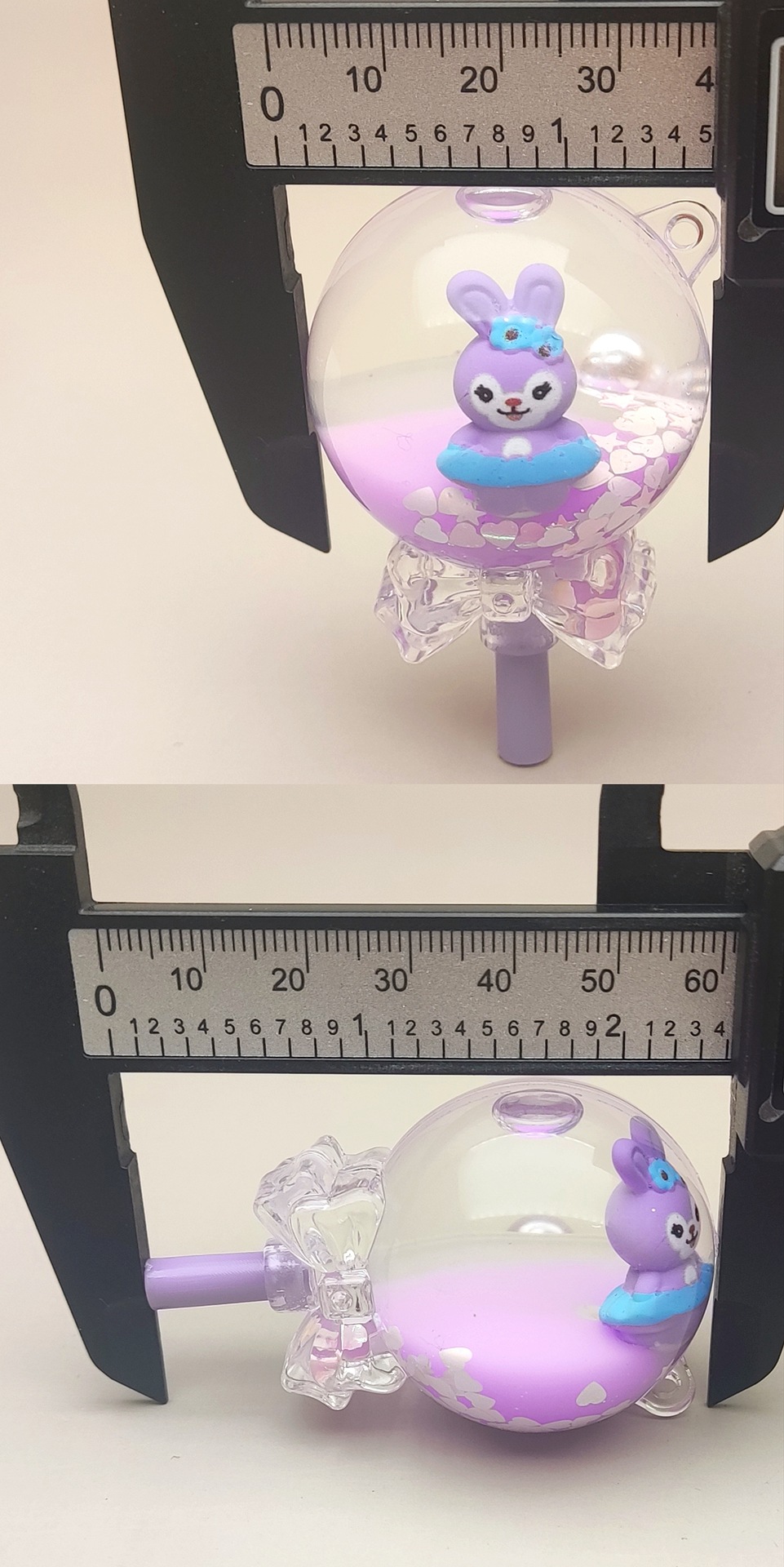 亚克力入油流沙瓶奶紫色星黛露系列钥匙扣汽车配饰DIY饰品详情11