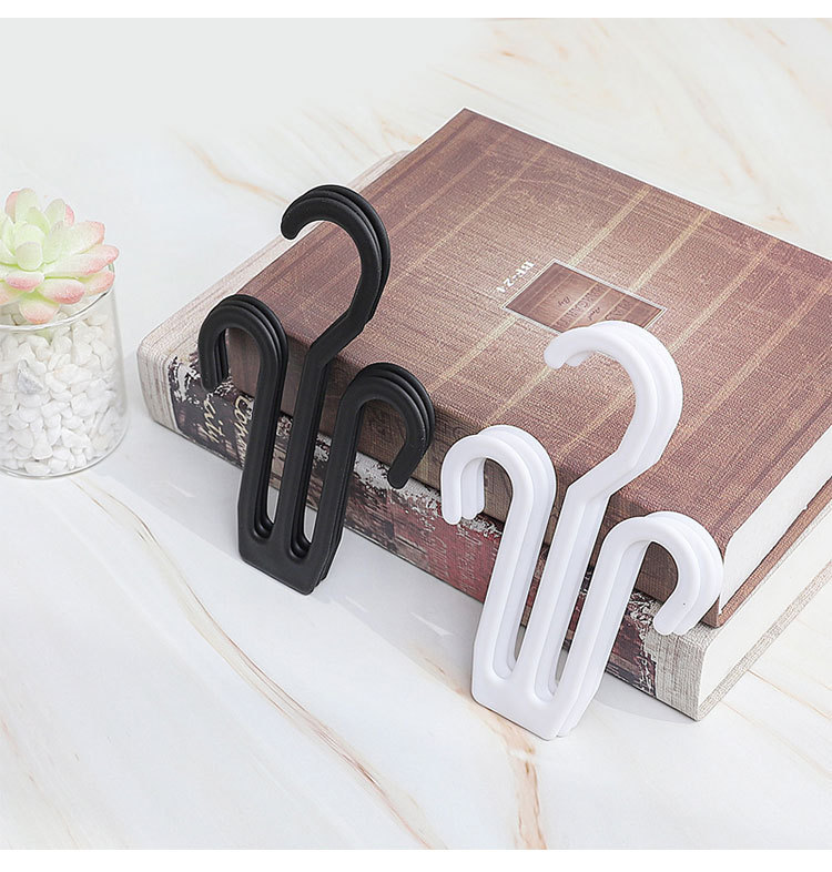Non-perforated slippers hook, simple bathroom shoe hook, plastic herb-shaped drag hook, multi-purpose supermarket shoe hook, display hook pic 10
