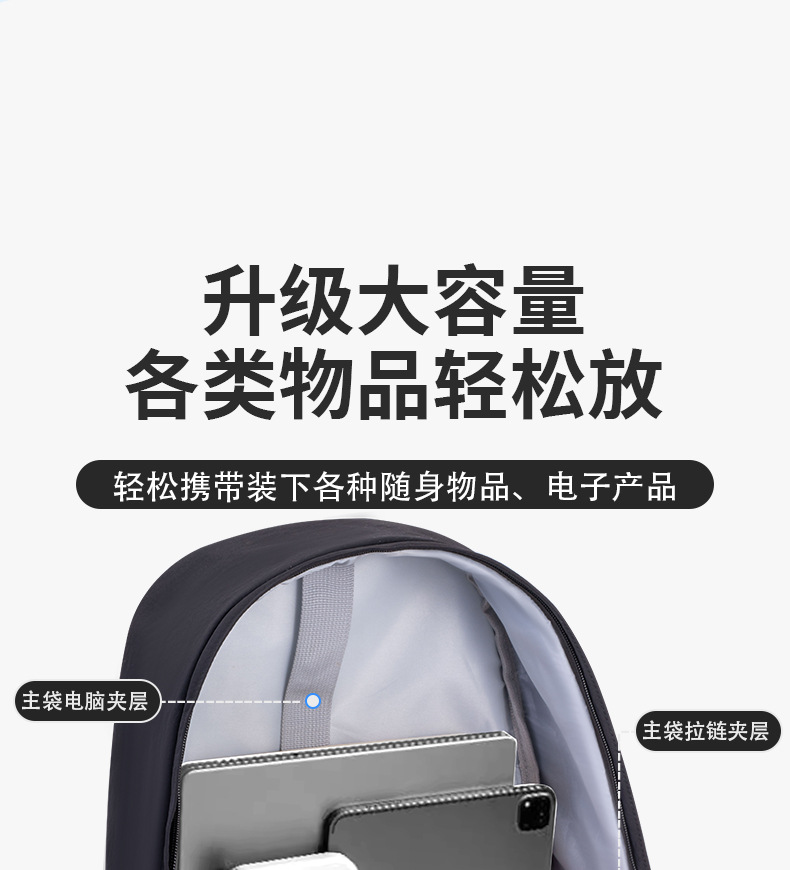 芝麻宝贝时尚双肩背包女学生小众初中女生高颜值大容量双肩包详情18