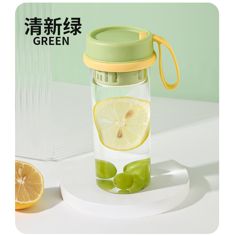 运动水杯塑料耐高温能装热水茶水分隔便携随手杯男女户外健身杯子详情15