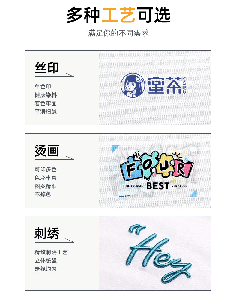 纯棉防水围裙餐饮专用定制logo超市干洗店挂脖可调节工作服围腰女详情4