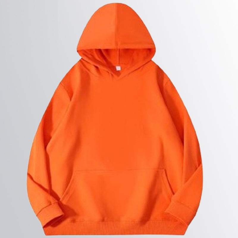 儿童纯棉圆领卫衣定制图案logo春秋款纯色320克光板卫衣跨境外贸详情30