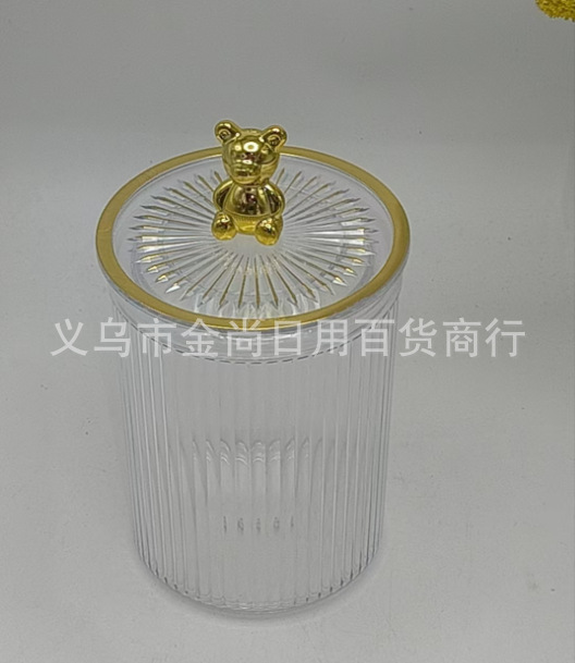 High-appearance-level bear head plastic sealed jar, household storage jar, grain and cereal storage jar, food-grade moisture-proof pic 6