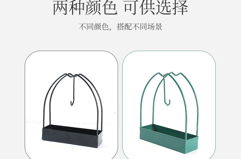 三角蚊香架创意铁艺檀香架子托熏香蚊香盘托蚊香炉盘香支架接灰盘详情11