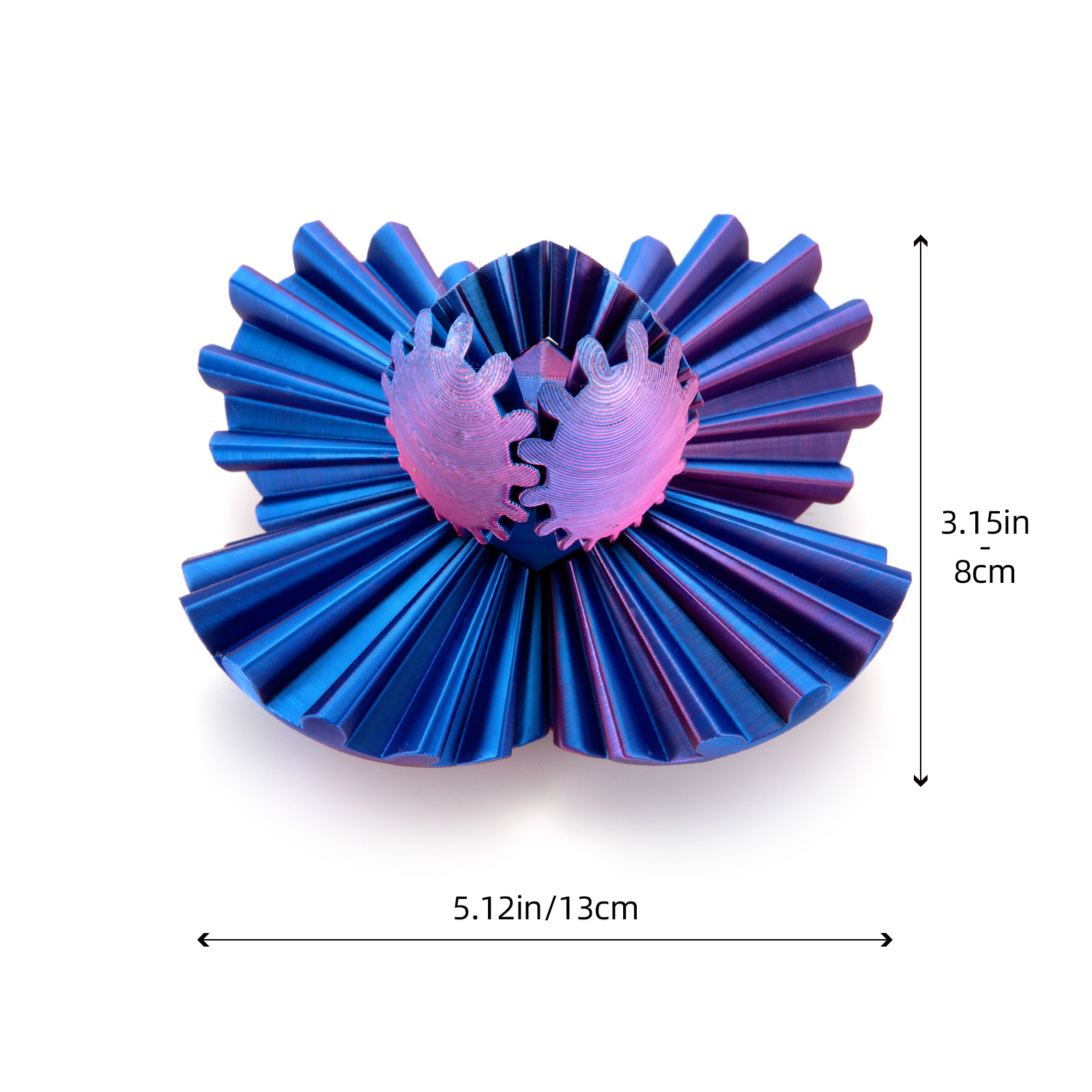 Explosivo creativo engranaje bola giratoria 3d impresión juguete Gear Ball Spin Ball puzzle modelo juguete pic 10