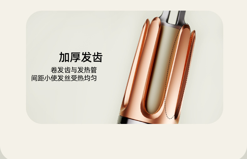 定制品32mm自动卷发棒电动持久不伤发护发水波纹大波浪卷发器跨境外贸P52详情6