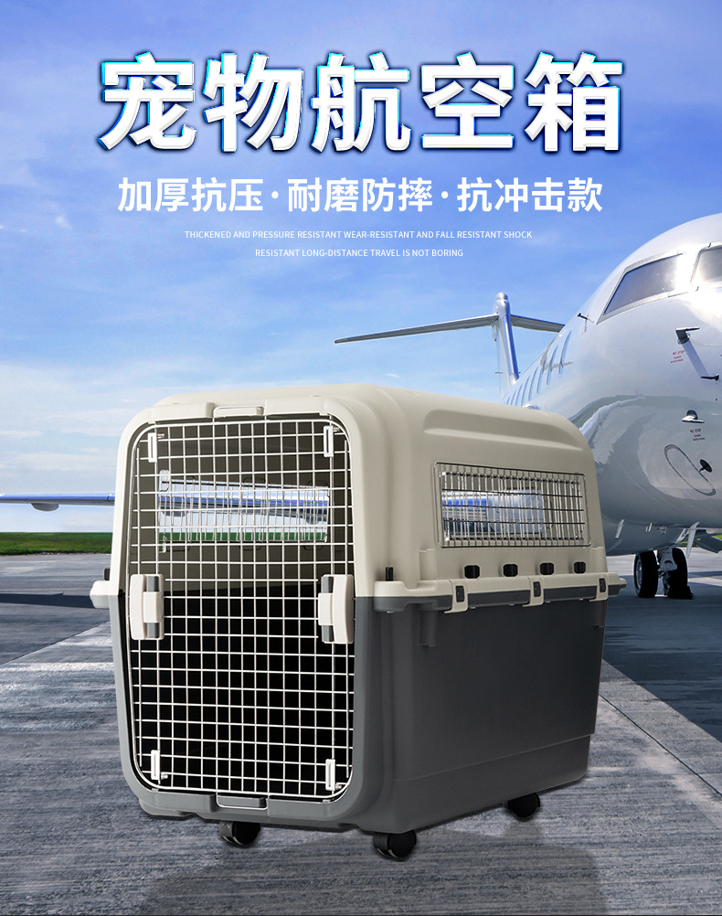 Wholesale of portable air transport cases for dogs, cats, hamsters, rabbits, and large cages for going out pic 1