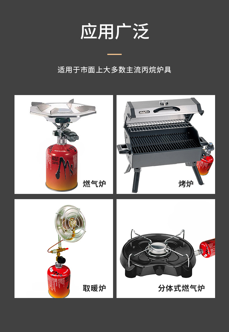 柯曼Z20炉具转用高山转接头气罐转换器铝合金丙wan接口配件户外详情7