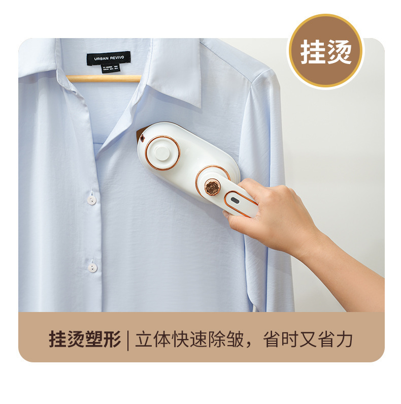 Cross-border mini small electric iron, handheld hanging iron, portable household iron, rotating folding iron, folding iron, white iron, white dry iron, white dry iron pic 8