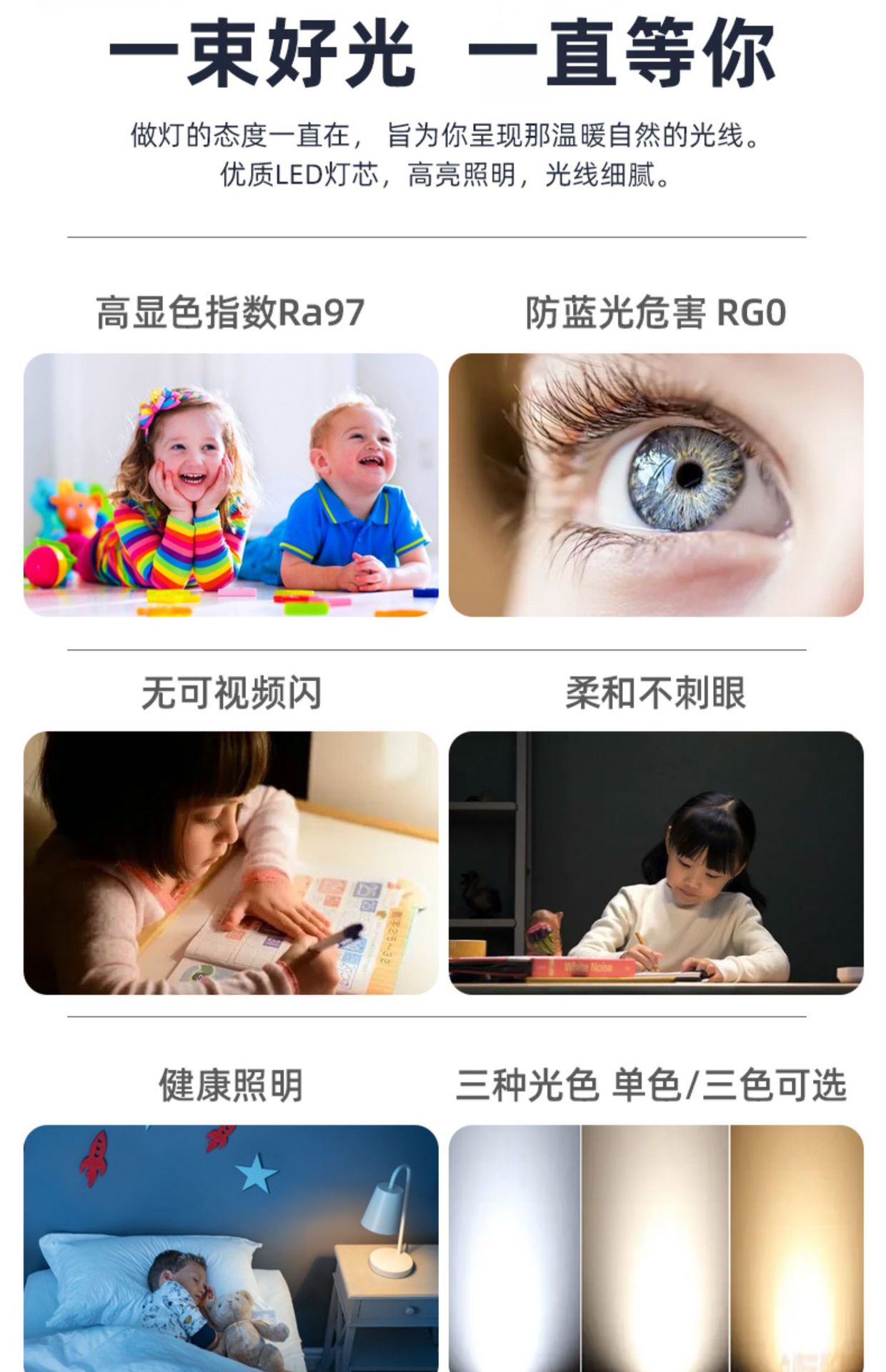 NVC Lighting LED Bulb E27 screw-top ultra-bright household energy-saving bulb spiral high-power light source column type pic 16