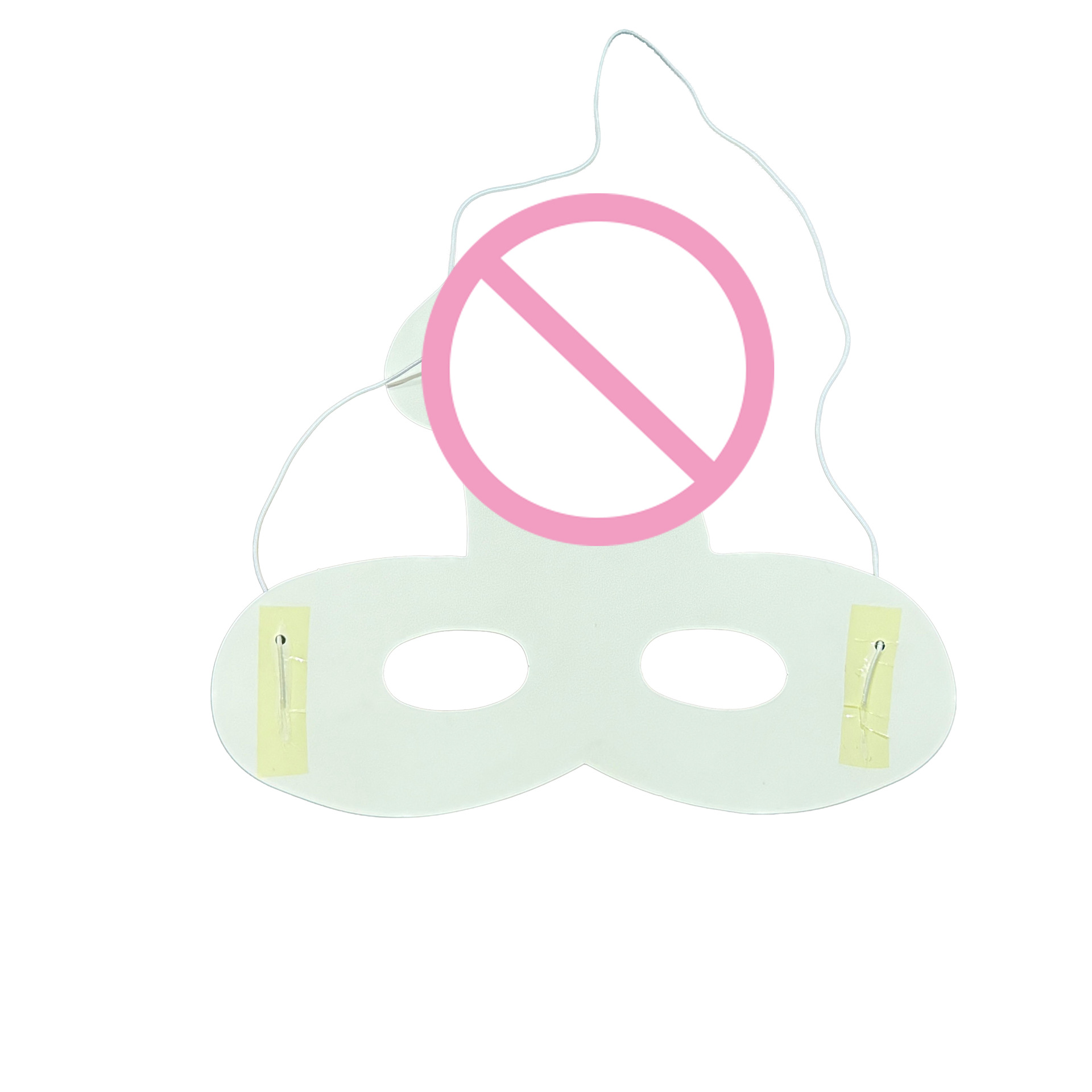 跨境新品单身派对酒吧KTV道具情趣纸面具boobiepartymask详情7