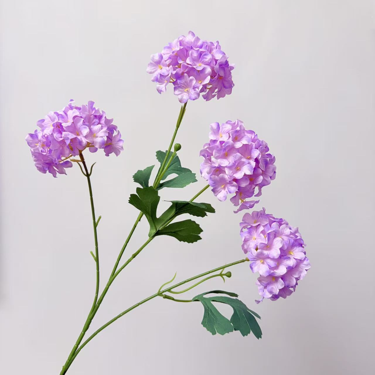 梦幻4头绣球仿真花婚庆婚礼堂布景插花家居假花批发多头仿真绣球详情19