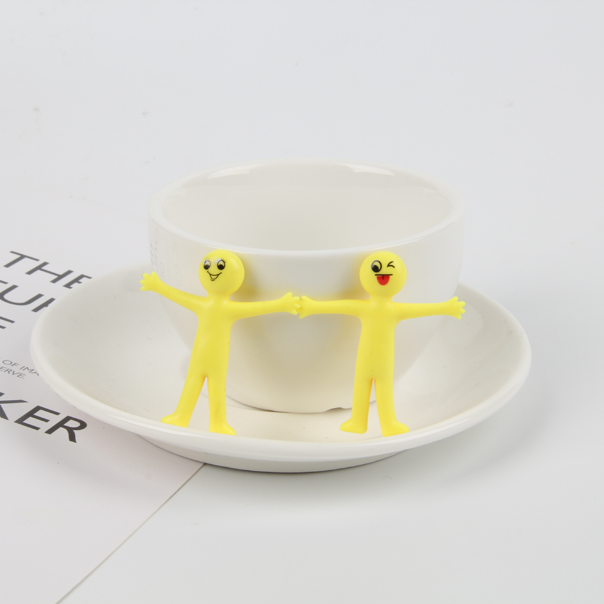 New and unique tpr elastic yellow figurine expression pulling release soft rubber creative Minion stress-relieving toy pic 17