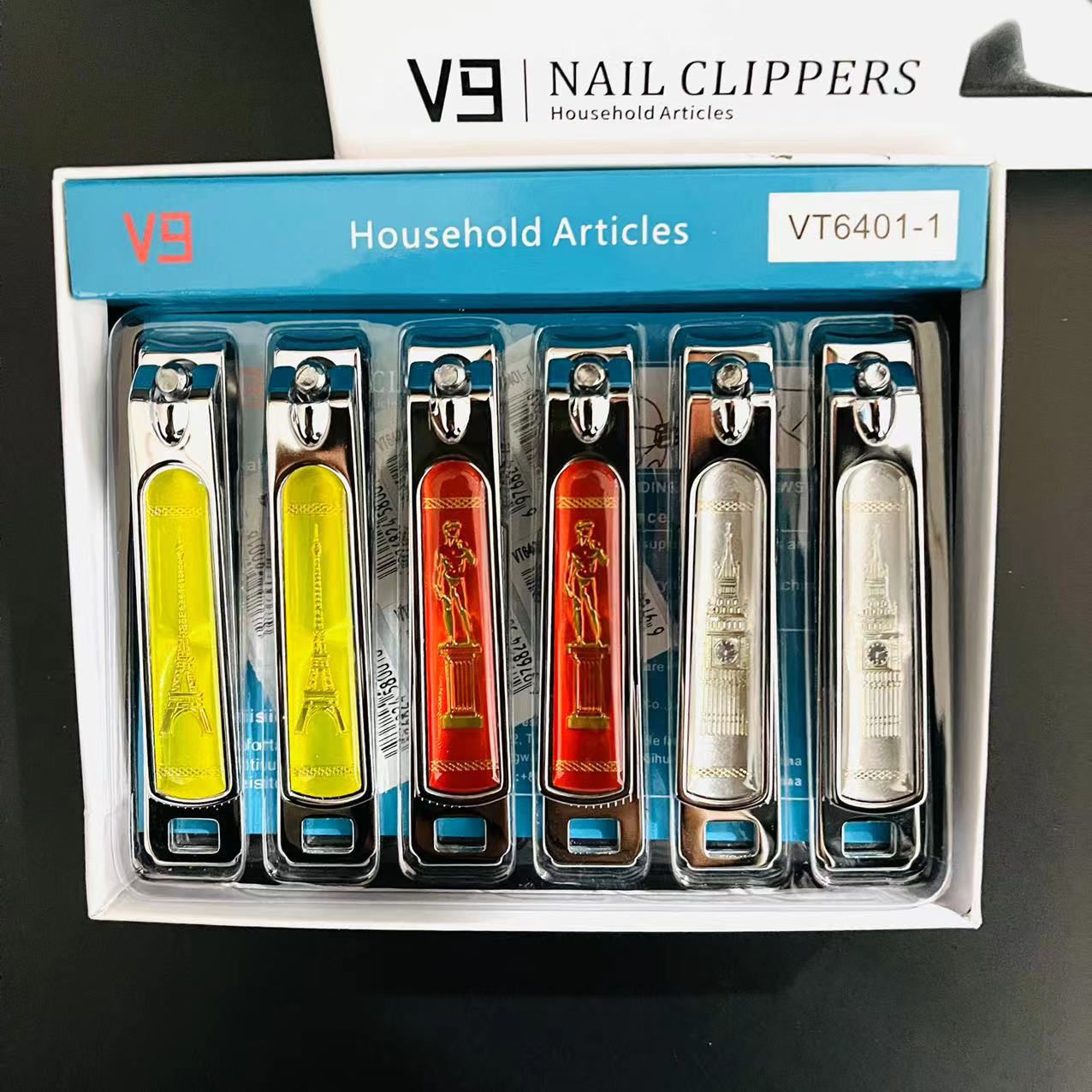 【 Office 】VT801-2 nail clippers 12/ box 600/ piece VT801-1 Nail clippers Large nail clippers Nail clippers Nail clippers Flat Nail clippers 2 yuan supply pic 6