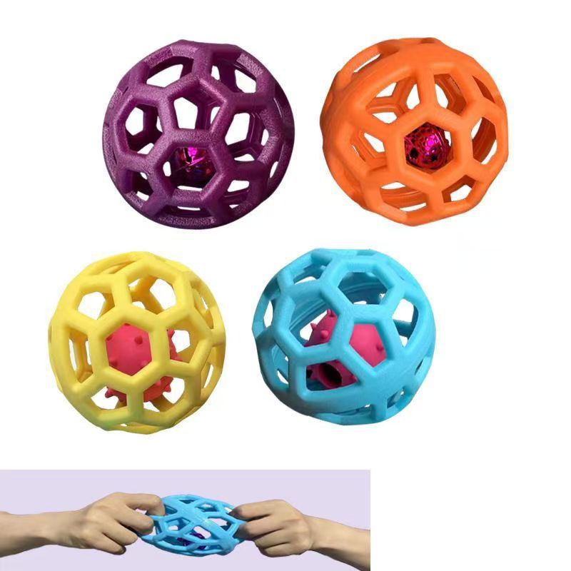 Pet dog vocal toys, educational and entertaining gadgets, leaky food balls, tooth-grinding and biting Shiba Inu supplies, dog training toy balls pic 5