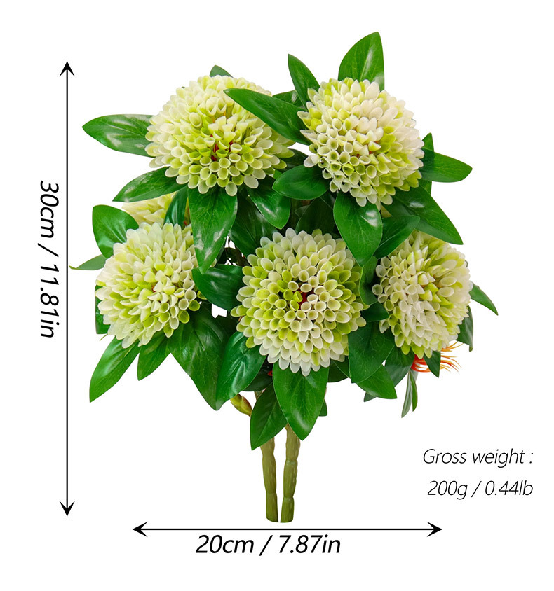Artificial flower potted plants, green Kona, camellia, artificial flowers, osmanthus leaves, hydrangea, dining room, living room, table decoration, plant ornaments pic 2