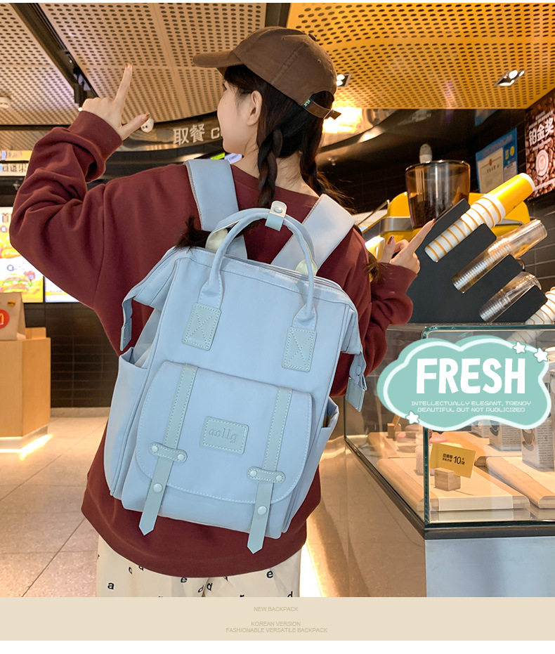 妈咪包ins手提大容量高级感学生外出轻便旅行女士多功能书包详情5