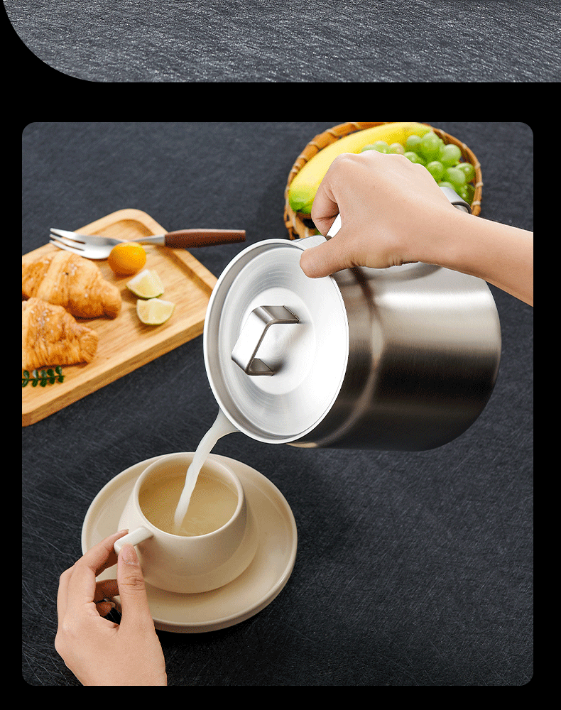 Cross-border 304 stainless steel oil filter pot, kitchen deep fryer, household filter pot, oil storage tank, oil residue separation tank, lard tank pic 17