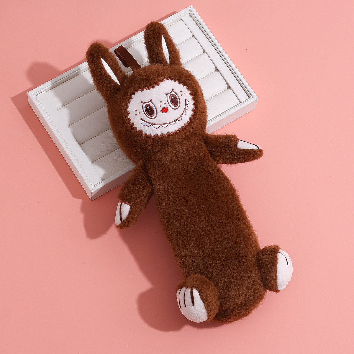 New plush pen case for primary and secondary school students, pencil cases, stationery bags, multi-functional large-capacity storage, plush pen case pic 3