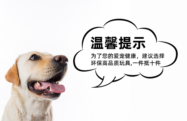 盛盟宠物橡胶螺纹骨头狗发声磨牙耐咬玩具中小犬用品源头工厂批发详情3