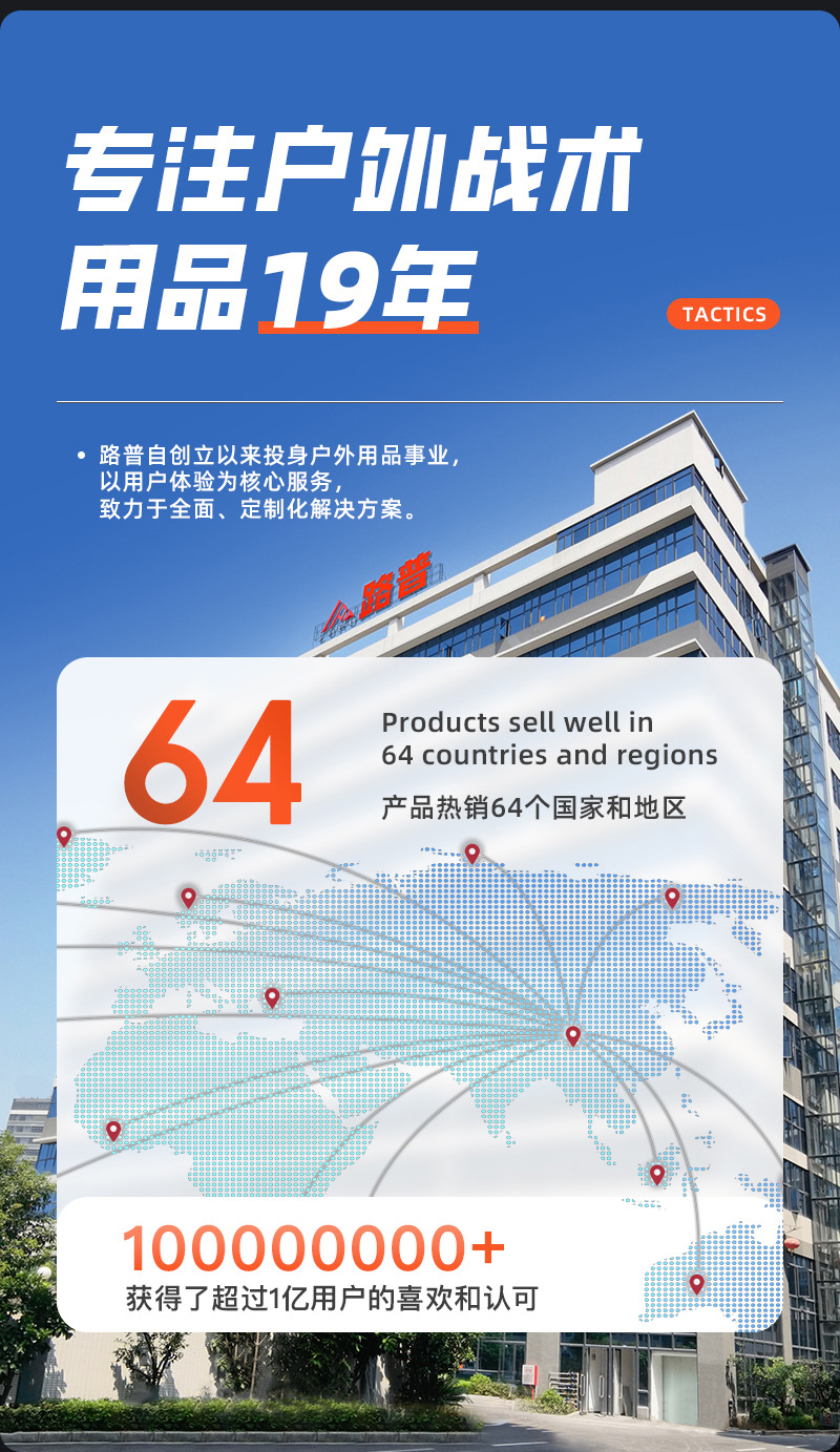  逸途 厂家直供户外运动防水腰包多功能钓鱼路亚包迷彩潮流商务战术胸包详情3