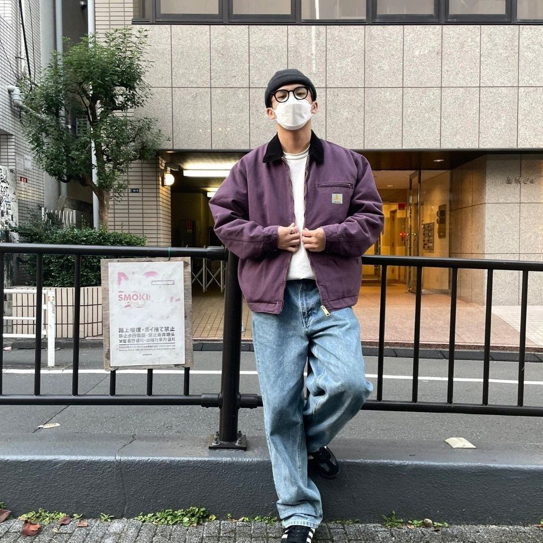 2024春秋季底特律夹克 美式工装帆布复古vintageJ001猎装秋外套男详情11