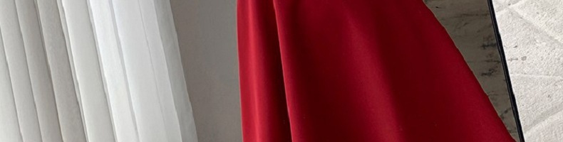 帮手描述图：2022夏季新款复古赫本风小黑裙胖妹妹收腰显瘦方