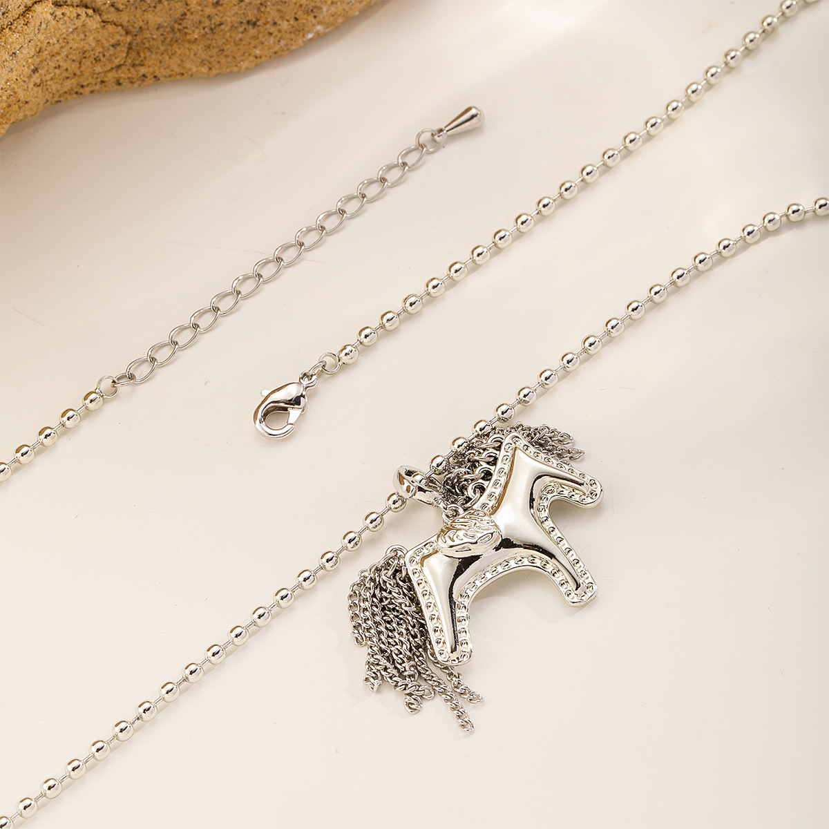 Nasha Tassel Exquisite pendant sweater chain, Get Money Soon Necklace for women 2026 New style couple collarbone chain Neck chain pic 11