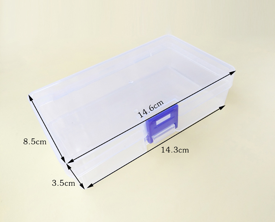Compartments plastic desktop storage box with 10, 15 and 24 compartments transparent button fishing gear accessories, jewelry and cosmetics packaging box pic 20