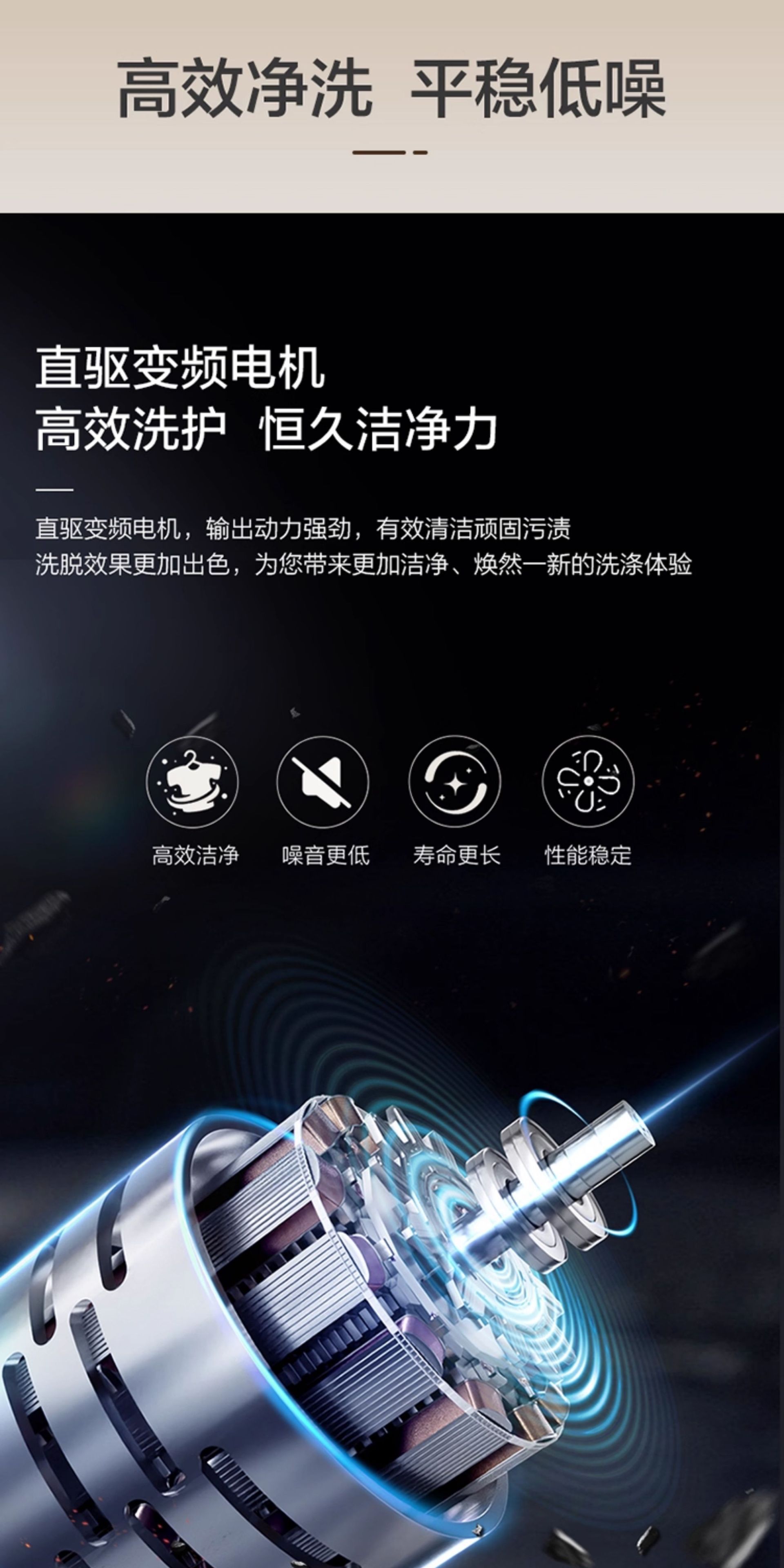 Haier/海尔 家用12kg波轮洗衣机变频直驱一级能效XQB120-BZ20E0详情10