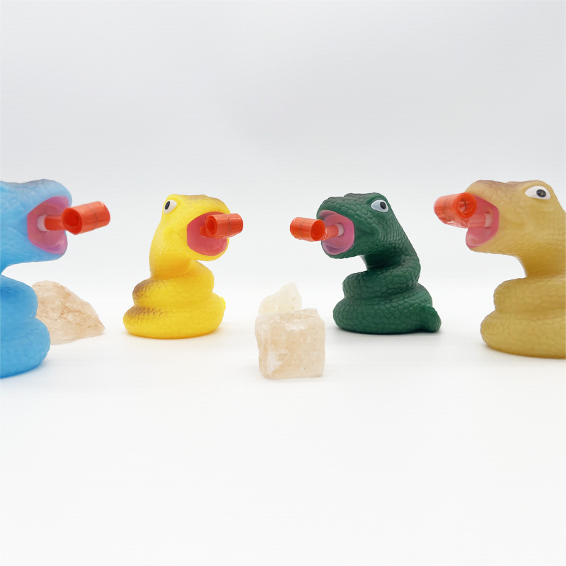 新款发哨声萌宠创意儿童抖音同款青蛙恐龙蛇回弹BB解压玩具吐舌头详情1