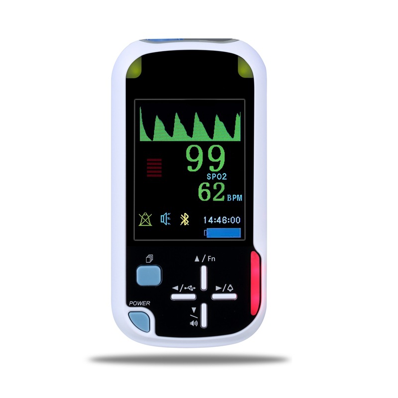 Cross-border exclusive handheld blood oxygen meter, finger clip pulse blood oxygen meter, home multi-parameter portable blood oxygen meter pic 10